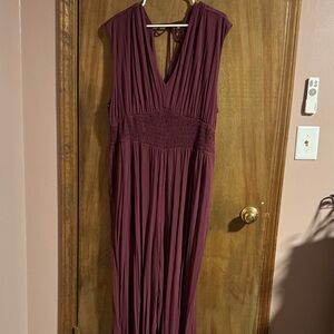 Old Navy Burgundy Jumpsuit